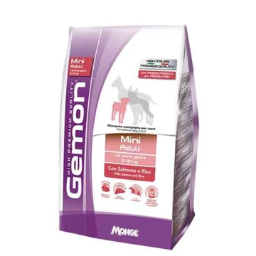 Gemon Dog Száraztáp Mini Adult Lazachússal és Rizzsel 20kg Gemon Dog Száraztáp Mini Adult Lazachússal és Rizzsel 20kg