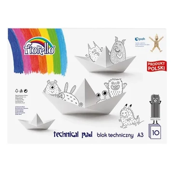 Rajztömb FIORELLO A/3 80gr 10 ív/tömb műszaki Rajztömb FIORELLO A/3 80gr 10 ív/tömb műszaki