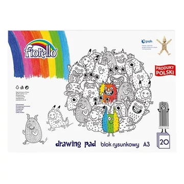 Rajztömb FIORELLO A/3 80gr 20 ív/tömb Rajztömb FIORELLO A/3 80gr 20 ív/tömb