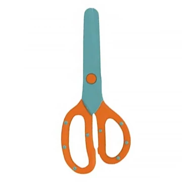 Olló iskolai FIORELLO GR-1510 kerekített műanyag él 13cm színes Olló iskolai FIORELLO GR-1510 kerekített műanyag él 13cm színes