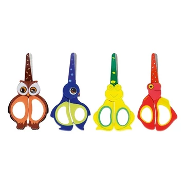 Olló iskolai FIORELLO GR-1508 kerekített acél él 13cm állatos Olló iskolai FIORELLO GR-1508 kerekített acél él 13cm állatos