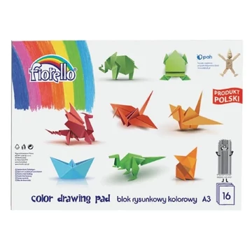 Rajztömb színes FIORELLO A/3 16 ív/tömb Rajztömb színes FIORELLO A/3 16 ív/tömb