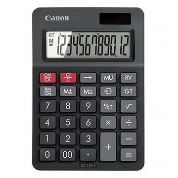 Számológép asztali CANON AS-120 II környezetbarát 12 digit Számológép asztali CANON AS-120 II környezetbarát 12 digit