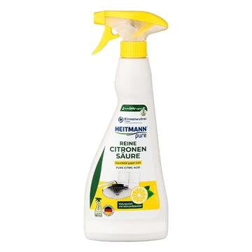 Vízkőoldó spray HEITMANN Pure citromsav 500ml Vízkőoldó spray HEITMANN Pure citromsav 500ml