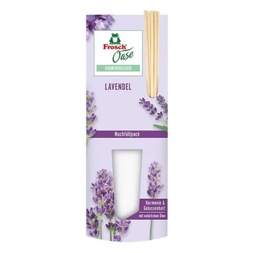 Légfrissítő utántöltő FROSCH Oase levendula pálcikás 90ml Légfrissítő utántöltő FROSCH Oase levendula pálcikás 90ml
