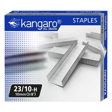 Tűzőkapocs KANGARO 23/10 1000/dob Tűzőkapocs KANGARO 23/10 1000/dob