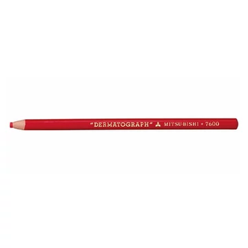 Jelölőceruza UNI dermotograph hatszögletű piros