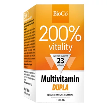 Vitamin BIOCO Multivitamin Dupla 200% 100 darab Vitamin BIOCO Multivitamin Dupla 200% 100 darab