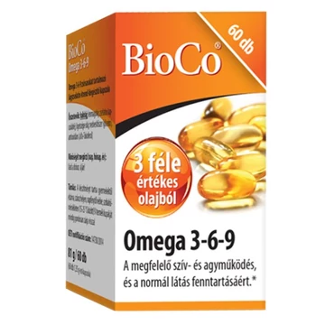 Vitamin BIOCO Omega 3-6-9 60 darab Vitamin BIOCO Omega 3-6-9 60 darab