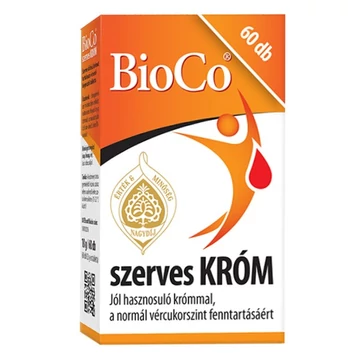 Vitamin BIOCO Szerves Króm 60 darab Vitamin BIOCO Szerves Króm 60 darab