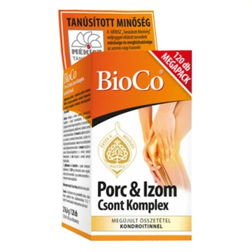 Vitamin BIOCO Porc & Izom Csont Komplex Megapack 120 darab Vitamin BIOCO Porc & Izom Csont Komplex Megapack 120 darab