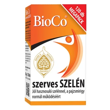 Vitamin BIOCO Szerves Szelén Megapack 120 darab Vitamin BIOCO Szerves Szelén Megapack 120 darab