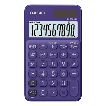 Számológép zseb CASIO SL 310 UC 10 digit lila Számológép zseb CASIO SL 310 UC 10 digit lila