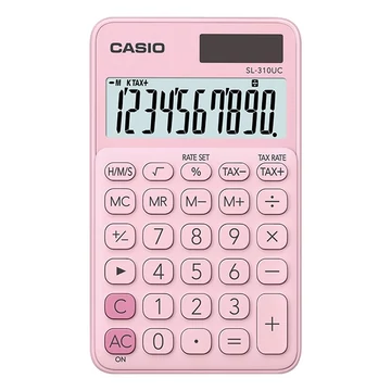 Számológép zseb CASIO SL 310 UC 10 digit pink Számológép zseb CASIO SL 310 UC 10 digit pink