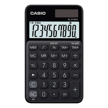Számológép zseb CASIO SL 310 UC 10 digit fekete Számológép zseb CASIO SL 310 UC 10 digit fekete