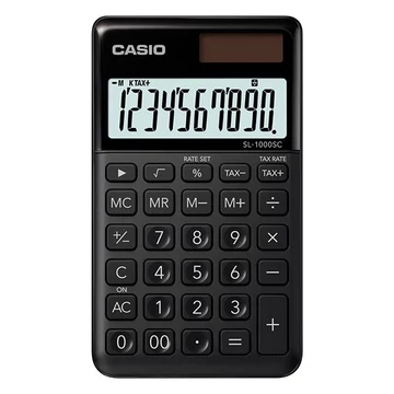 Számológép zseb CASIO SL 1000 SC 10 digit fekete Számológép zseb CASIO SL 1000 SC 10 digit fekete