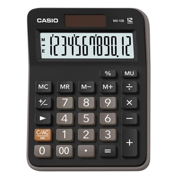 Számológép asztali CASIO MX 12 B 12 digit fekete Számológép asztali CASIO MX 12 B 12 digit fekete