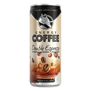 Kávés tej HELL Energy Coffee Double Espresso 250ml Kávés tej HELL Energy Coffee Double Espresso 250ml