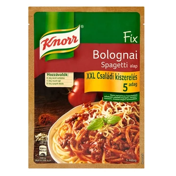 Ételalap KNORR Fix Bolognai spagetti XXL 89g Ételalap KNORR Fix Bolognai spagetti XXL 89g