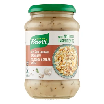 Üveges szósz KNORR Tejszínes gombás 400g Üveges szósz KNORR Tejszínes gombás 400g