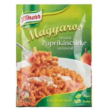 Instant KNORR Magyaros tészta paprikáscsirke szószban 168g Instant KNORR Magyaros tészta paprikáscsirke szószban 168g