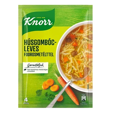 Instant tésztás leves KNORR Húsgombócleves fodrosmetélttel 50g Instant tésztás leves KNORR Húsgombócleves fodrosmetélttel 50g