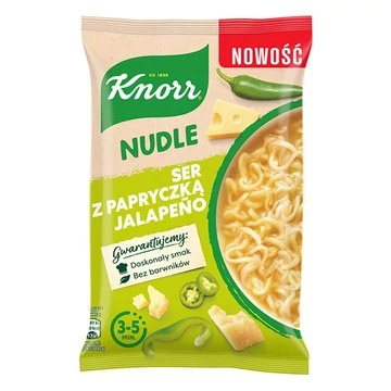 Instant tésztás leves KNORR Sajtos-Jalapenos 69g Instant tésztás leves KNORR Sajtos-Jalapenos 69g