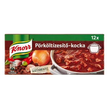 Ételízesítő KNORR Pörköltízesítő-kocka 120g Ételízesítő KNORR Pörköltízesítő-kocka 120g