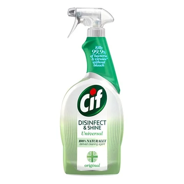 Fertőtlenítőszer CIF Disinfect & Shine Univerzális 750ml spray Fertőtlenítőszer CIF Disinfect & Shine Univerzális 750ml spray