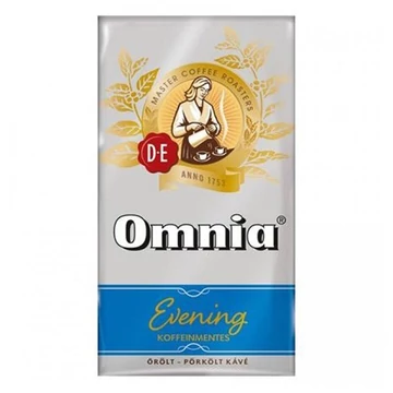 Kávé őrölt DOUWE EGBERTS Omnia Evening koffeinmentes 250g Kávé őrölt DOUWE EGBERTS Omnia Evening koffeinmentes 250g