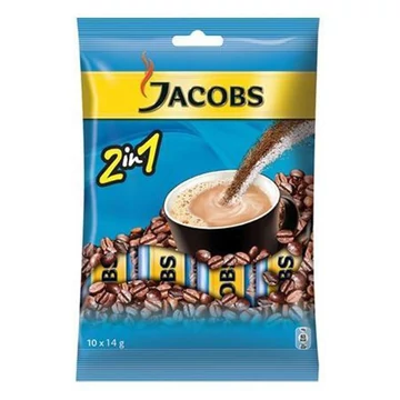 Kávé instant JACOBS 2in1 10x14g Kávé instant JACOBS 2in1 10x14g