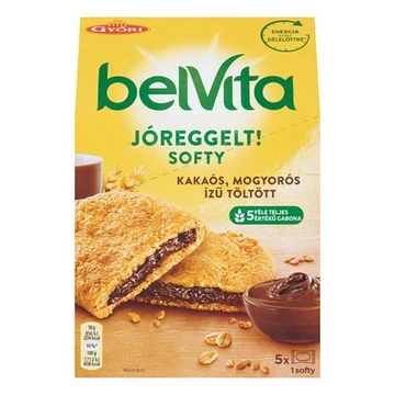 Keksz BELVITA Jó Reggelt! Softy csokoládés és mogyorós töltelékkel multipack 250g Keksz BELVITA Jó Reggelt! Softy csokoládés és mogyorós töltelékkel multipack 250g
