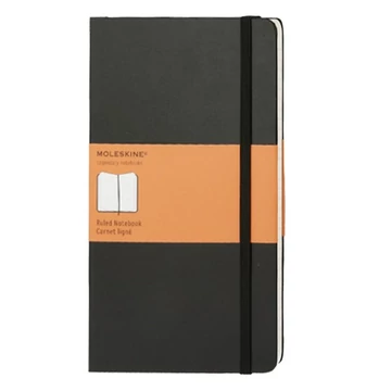 Notesz MOLESKINE QP060 "L" vonalas kemény fedeles fekete Notesz MOLESKINE QP060 "L" vonalas kemény fedeles fekete