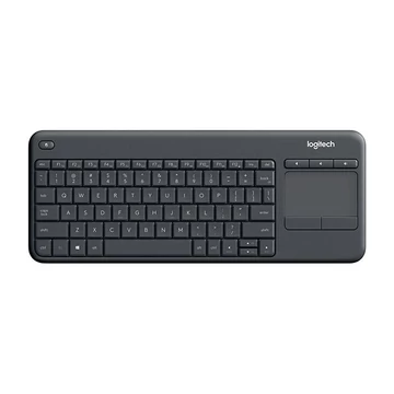 Billentyűzet vezeték nélküli LOGITECH K400 Plus Touchpad fekete Billentyűzet vezeték nélküli LOGITECH K400 Plus Touchpad fekete