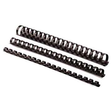 Iratspirál műanyag FELLOWES 16mm fekete műanyag spirál 101-120 lap 100db/csomag Iratspirál műanyag FELLOWES 16mm fekete műanyag spirál 101-120 lap 100db/csomag