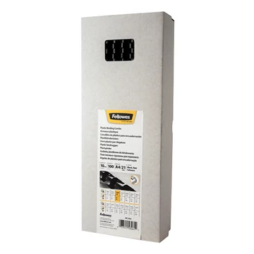 Iratspirál műanyag FELLOWES 10mm fekete műanyag spirál 41-55 lap 100db/csomag Iratspirál műanyag FELLOWES 10mm fekete műanyag spirál 41-55 lap 100db/csomag