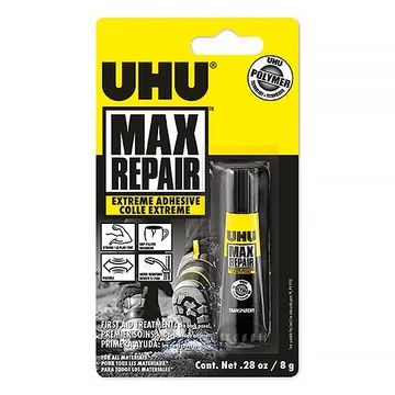 Ragasztó folyékony UHU Max Repair univerzális 8 gr Ragasztó folyékony UHU Max Repair univerzális 8 gr