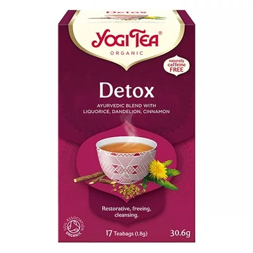 Bio tea YOGI TEA Tisztító méregtelenítő 17 filter/doboz Bio tea YOGI TEA Tisztító méregtelenítő 17 filter/doboz