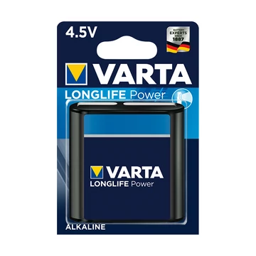 Elem lapos VARTA Longlife Power 4,5V 1-es Elem lapos VARTA Longlife Power 4,5V 1-es