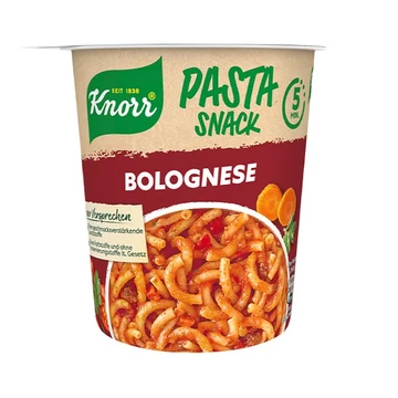 Instant tészta KNORR Snack Bolognai szósz 68 g Instant tészta KNORR Snack Bolognai szósz 68 g