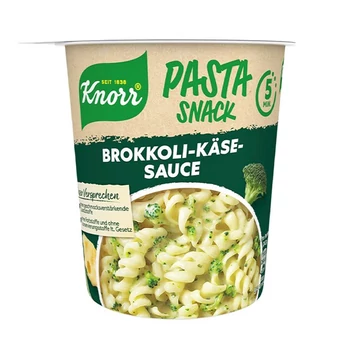 Instant tészta KNORR Snack Brokkoli-sajt szósz 62g Instant tészta KNORR Snack Brokkoli-sajt szósz 62g