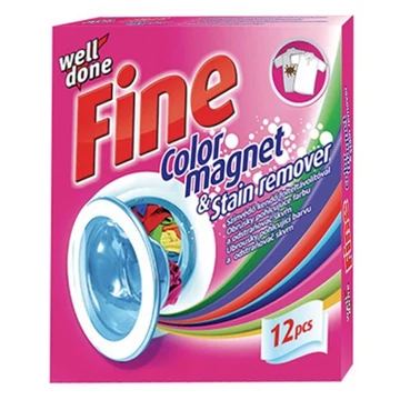 Színvédő kendő WELL DONE Fine folteltávolítóval 12 db Színvédő kendő WELL DONE Fine folteltávolítóval 12 db