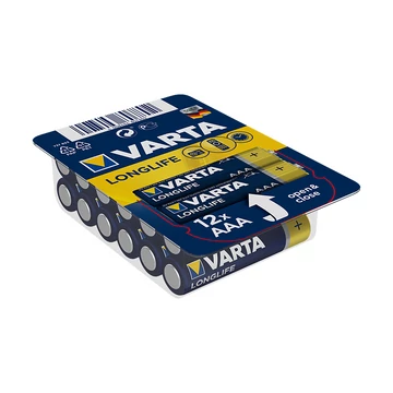 Elem mikro VARTA Longlife AAA 12-es Elem mikro VARTA Longlife AAA 12-es