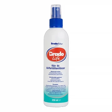 Kéz és bőrfertőtlenítő pumpás BRADOLIFE  250ml Kéz és bőrfertőtlenítő pumpás BRADOLIFE  250ml