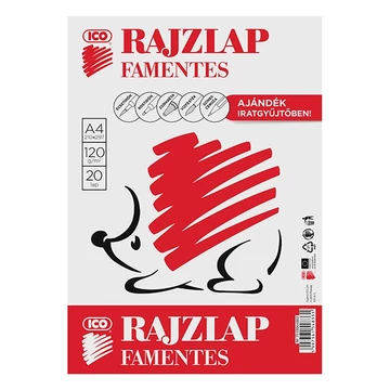 Rajzlap ICO Süni A/4 120 gr famentes 20 ív/csomag Rajzlap ICO Süni A/4 120 gr famentes 20 ív/csomag