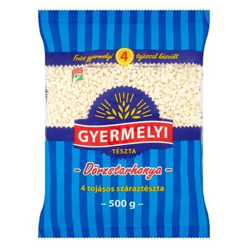 Száraztészta dörzstarhonya GYERMELYI 4 tojásos 500g Száraztészta dörzstarhonya GYERMELYI 4 tojásos 500g