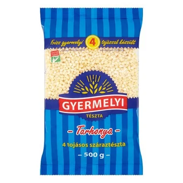 Száraztészta tarhonya GYERMELYI 4 tojásos 500g Száraztészta tarhonya GYERMELYI 4 tojásos 500g