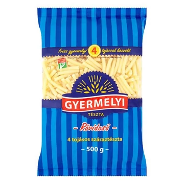 Száraztészta rövidcső GYERMELYI 4 tojásos 500g Száraztészta rövidcső GYERMELYI 4 tojásos 500g