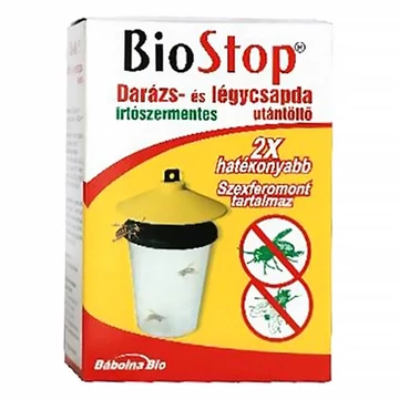 Rovarírtó darázs- és légycsapda BIOSTOP utántöltő 3db-os irtószermentes Rovarírtó darázs- és légycsapda BIOSTOP utántöltő 3db-os irtószermentes