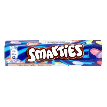 Cukordrazsé NESTLÉ Smarties tejcsokoládé cukorbevonattal 38g Cukordrazsé NESTLÉ Smarties tejcsokoládé cukorbevonattal 38g